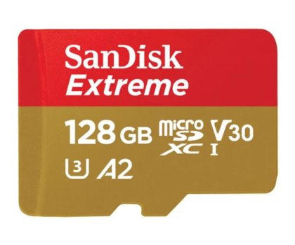 Karta pamięci Sandisk 128GB Extreme odczyt 160MB/s A2